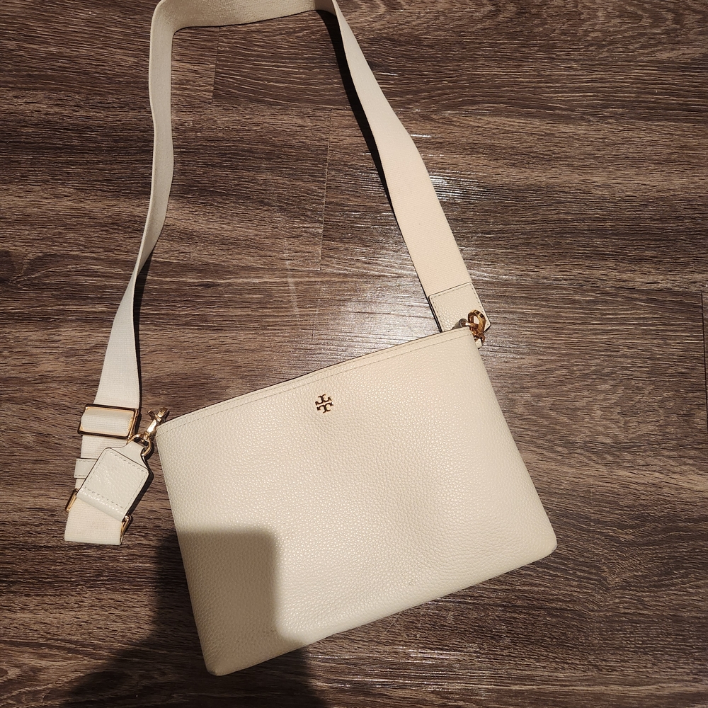 Tory Burch Ivory Crossbody Bag